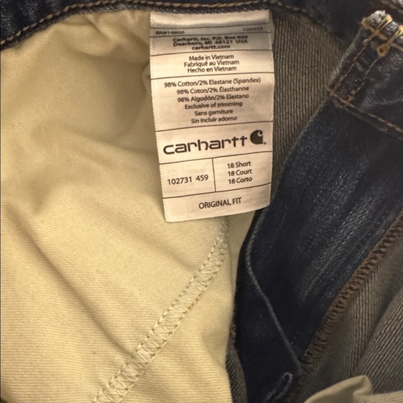 Carhartt Women's Straight Leg Jeans size 18 short - Picture 6 of 7